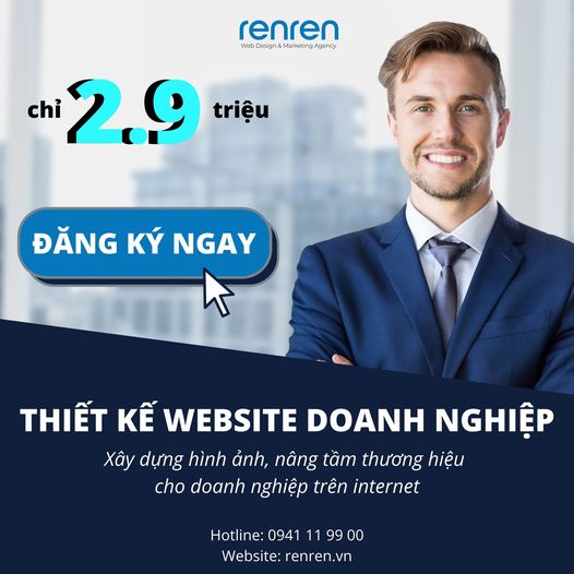 Thiết kế website bán hàng có giao diện đẹp và chuyên nghiệp tại Renren!