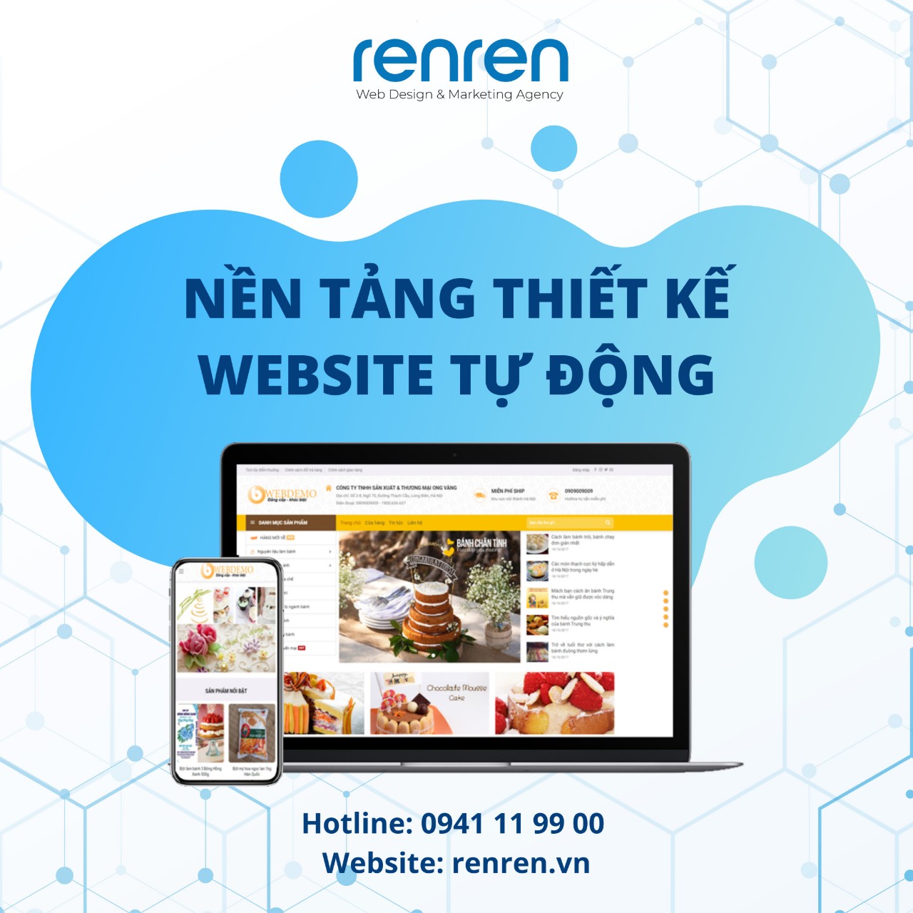 Giá thiết kế website chuyên nghiệp “QUÁ ƯU ĐÃI” tại Renren