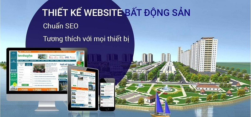 thiết kế website bất động sản chuẩn SEO