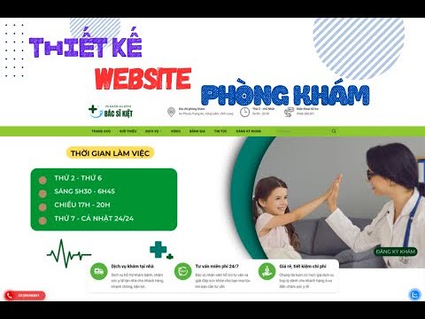 Thiết kế website cho phòng khám