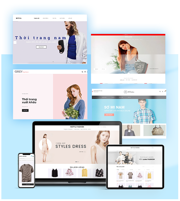 Thiết kế website cho shop thời trang