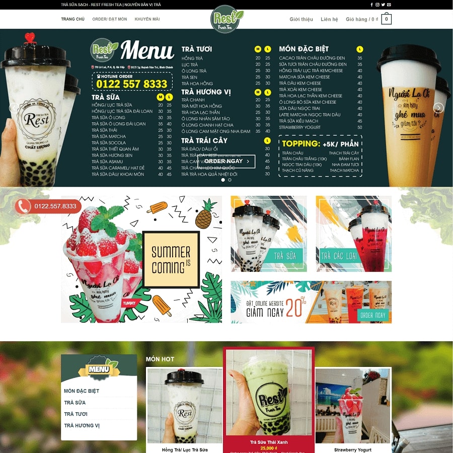 Thiết kế website quán café Tạo dựng thương hiệu và kết nối khách hàng