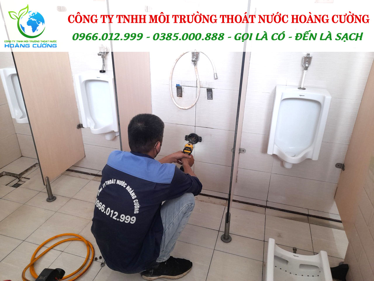 Công ty TNHH Môi Trường Thoát Nước Hoàng Cường – Giải pháp hàng đầu cho dịch vụ thông cống nghẹt