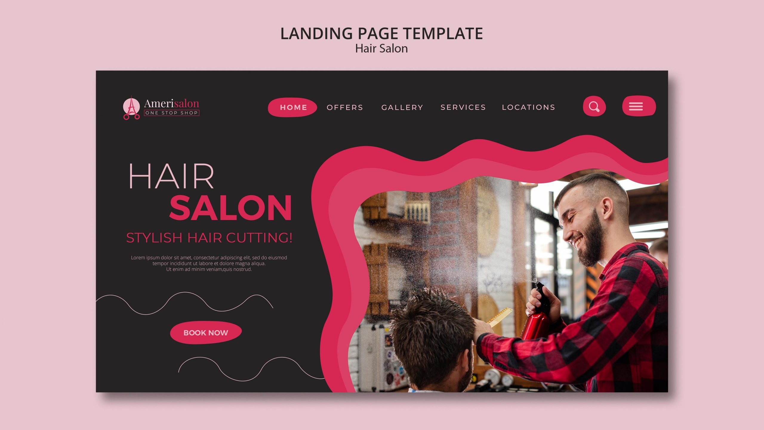 Thiết kế website cho salon tóc CHUYÊN NGHIỆP- UY TÍN